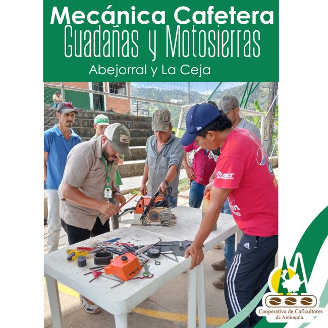Taller de mecánica cafetera Guadañas y Motosierras: Abejorral y La Ceja.